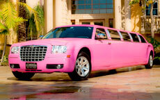 Pink Chrysler 300 Limo