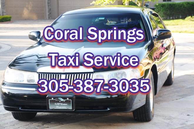taxi coral springs service broward county