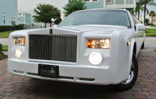White Hummer Limo