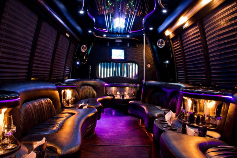 krystal party bus interior