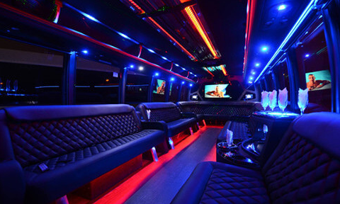 Large Party Bus Interior