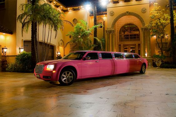 Pink Chrysler Limo