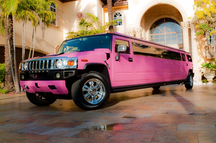 Pink Hummer Exterior