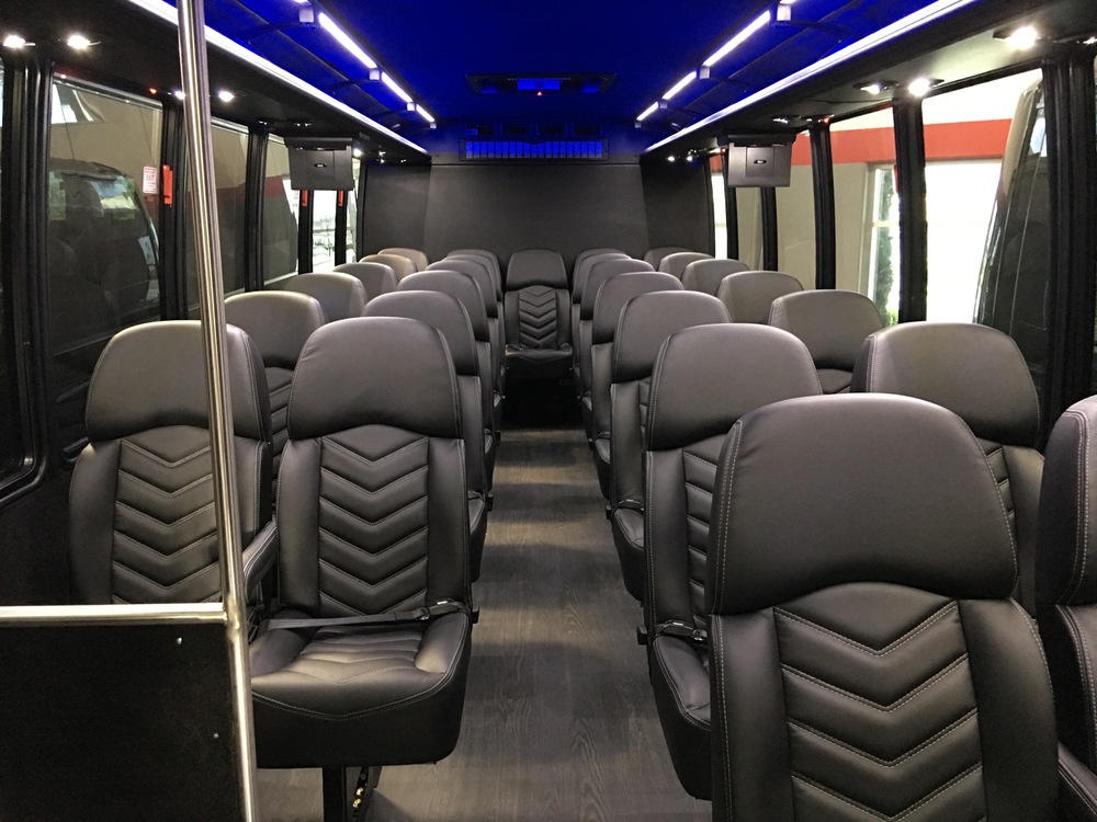 Minibus interior