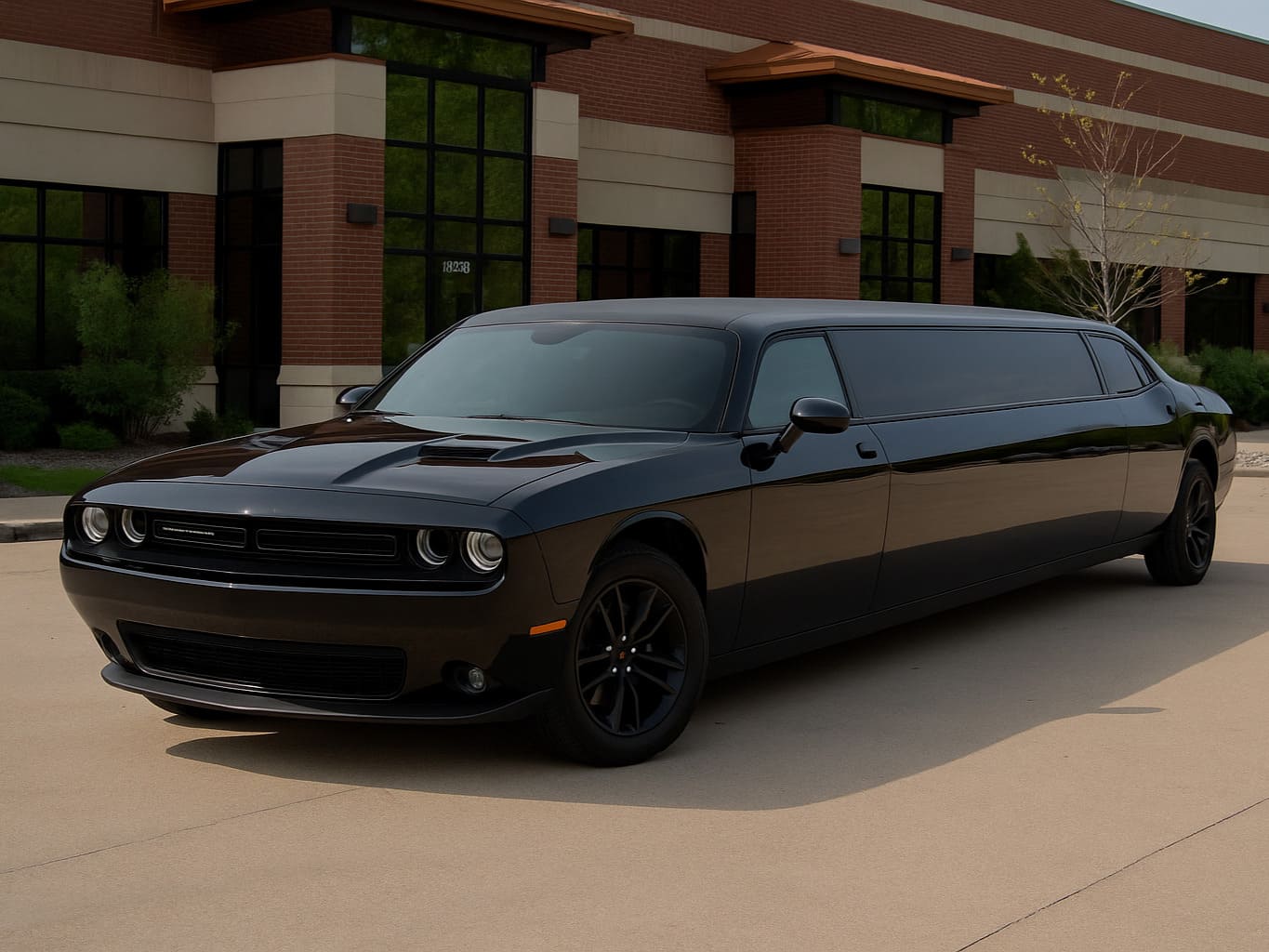 Dodge challenger limousine exterior