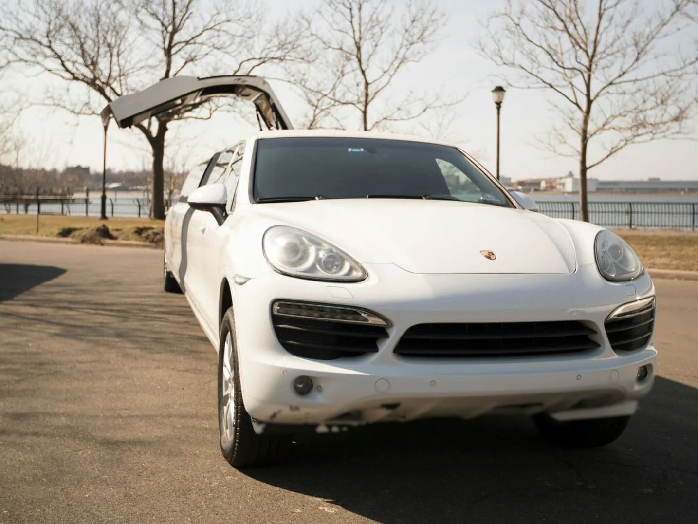 Porsche limo exterior