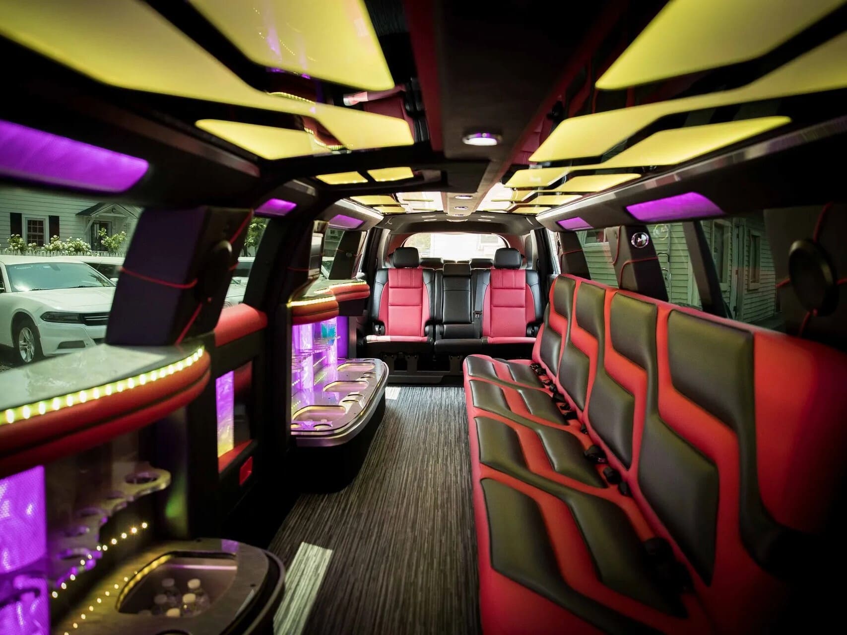 Infiniti limo interior