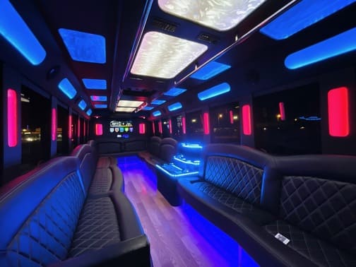 Party bus inside