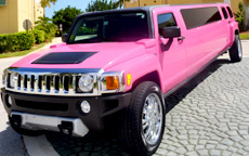 Pink H3 Hummer Limo