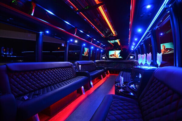 party bus interior