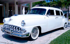 1953 Desoto White Limo