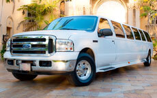 White Excursion Limo