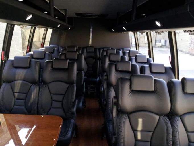 Santa Ana motorcoach interior