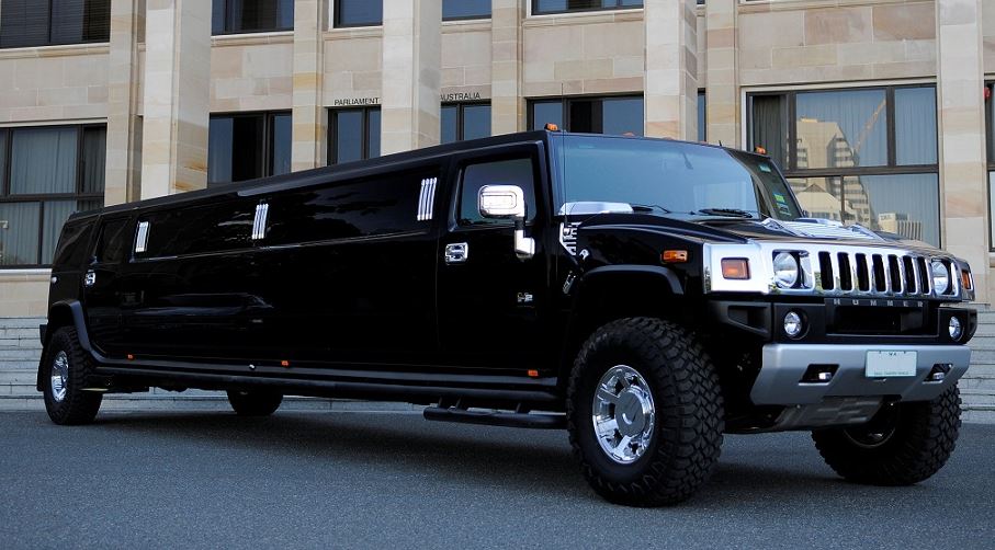 portage Black Hummer Limo
