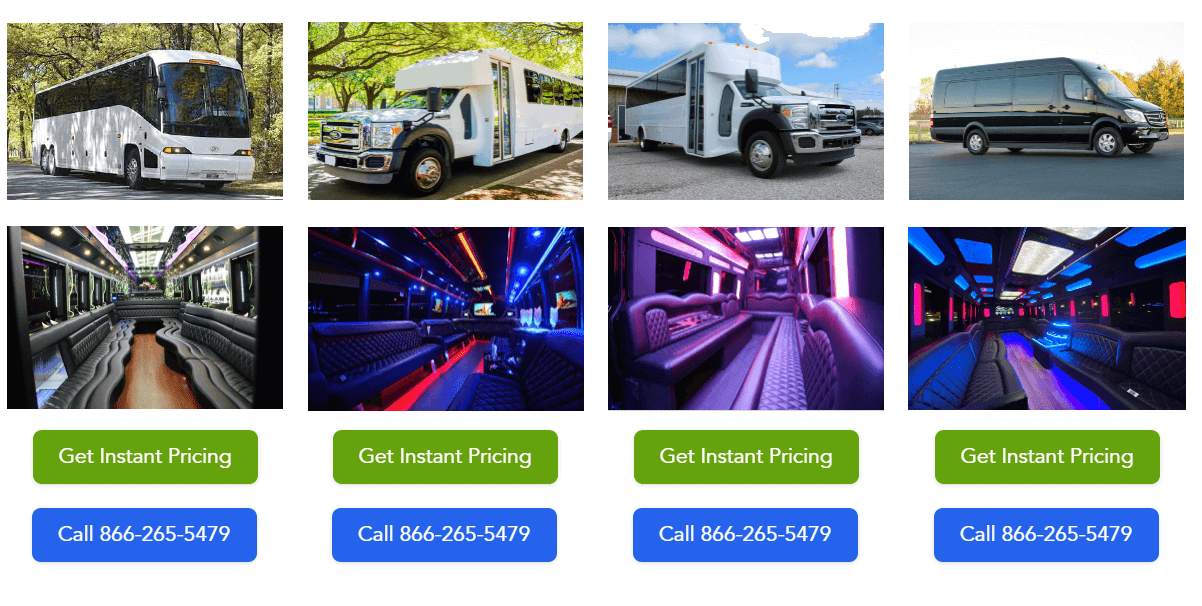 Casas Adobes Arizona party bus rentals