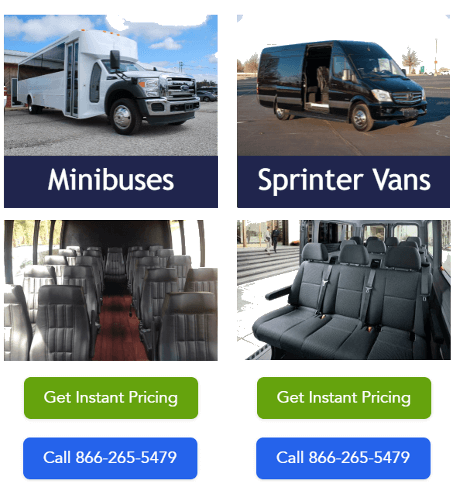 High Point North Carolina  mini bus rentals