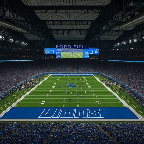 Rent a Party Bus To Ford Field