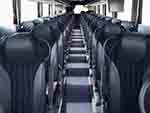 56 person charter bus interior