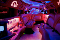 300 limo rental interior